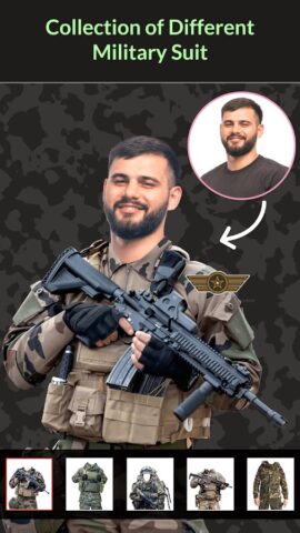 Military Suit Photo Editor for для Android — скриншот 3