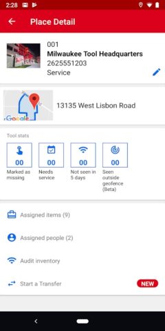 Milwaukee® ONE-KEY™ для Android — скриншот 5