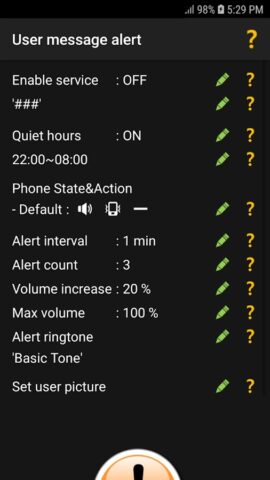 Missed Call Alert для Android — скриншот 5