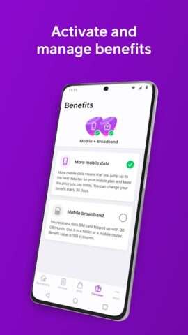 Mitt Telia для Android — скриншот 2