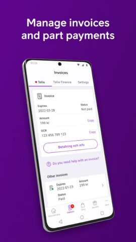 Mitt Telia для Android — скриншот 5