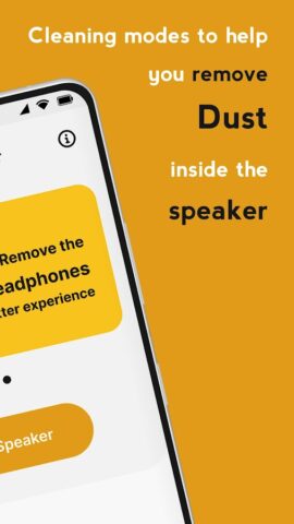 Mobile Speaker Dust Cleaner для Android — скриншот 3