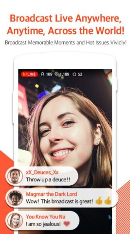 Mobizen Live для Android — скриншот 1
