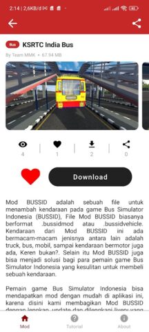 Mod Bussid Karnataka KSRTC для Android — скриншот 4