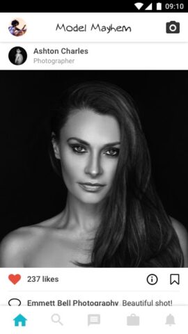 Model Mayhem для Android — скриншот 1