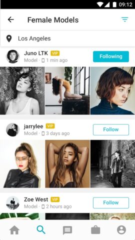 Model Mayhem для Android — скриншот 4