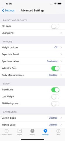 Monitor Your Weight для iOS — скриншот 5