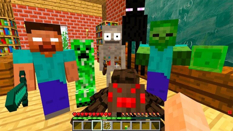 Школа монстров в майнкрафте для Android — скриншот 4