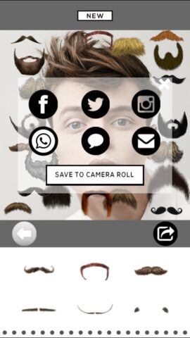 Mooch — Beard & Mustache Photo Editor for Men Face для iOS — скриншот 4