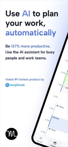 Motion: Tasks & AI Scheduling для Android — скриншот 1
