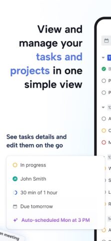 Motion: Tasks & AI Scheduling для Android — скриншот 3