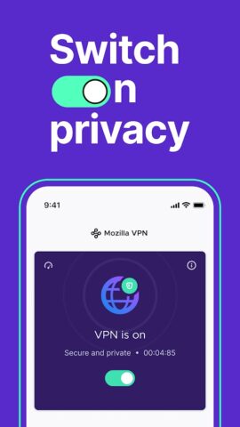 Mozilla VPN — Secure & Private для Android — скриншот 1