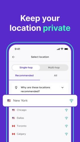 Mozilla VPN — Secure & Private для Android — скриншот 2