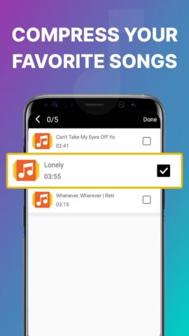 Mp3 Compressor & Resizer для Android — скриншот 4