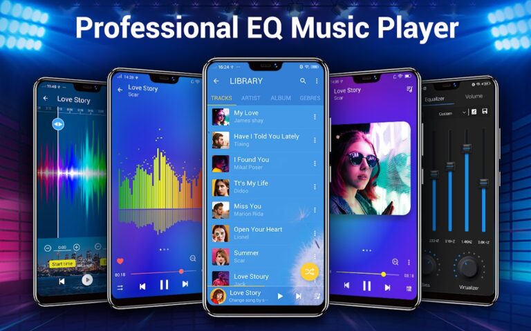 Music Player — аудио плеер для Android — скриншот 1