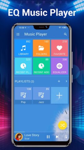 Music Player — аудио плеер для Android — скриншот 2