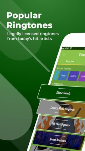Music Ringtones: Popular Songs для Android — скриншот 1