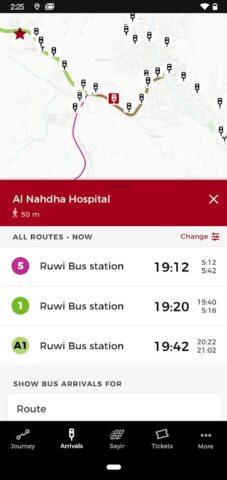 Mwasalat для Android — скриншот 4