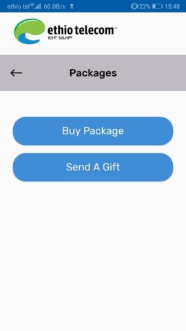 My Ethiotel для Android — скриншот 2