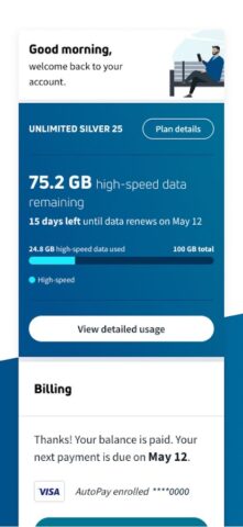 My Viasat для Android — скриншот 1