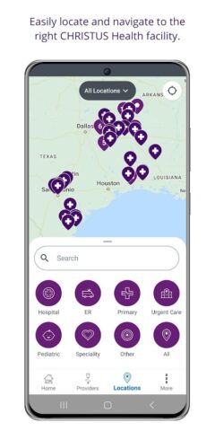 MyCHRISTUS для Android — скриншот 2