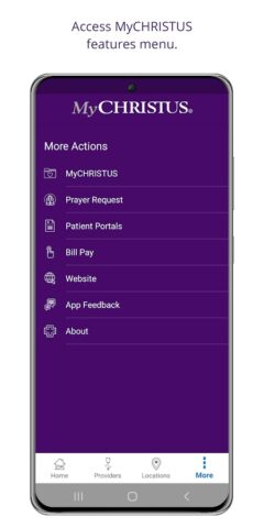 MyCHRISTUS для Android — скриншот 4