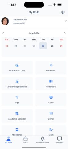 MyChildAtSchool для iOS — скриншот 1