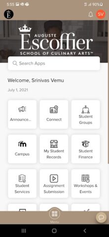 MyEscoffier для Android — скриншот 2