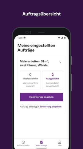 MyHammer для Android — скриншот 3