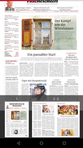 Nürnberger Nachrichten E-Paper для Android — скриншот 3