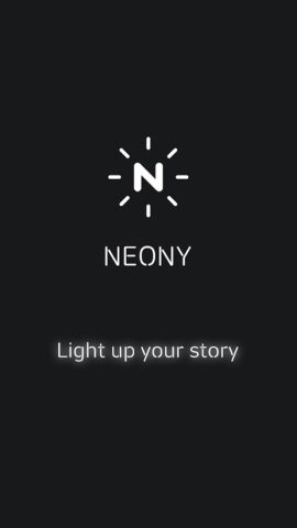 NEONY — neon sign text on pic для Android — скриншот 1