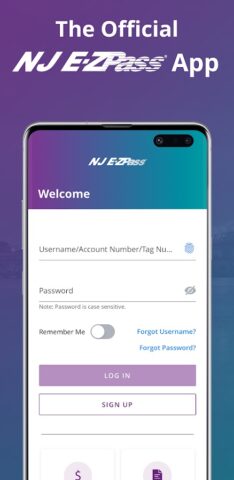 NJ E-ZPass для Android — скриншот 1