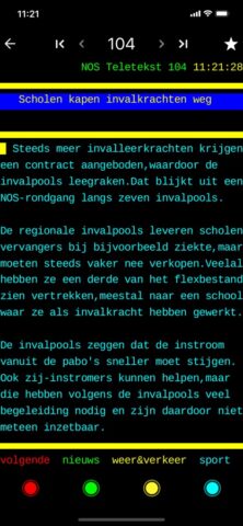 NOS Teletekst для iOS — скриншот 2
