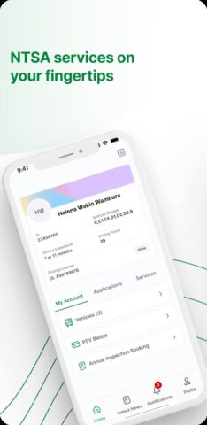 NTSA для Android — скриншот 1
