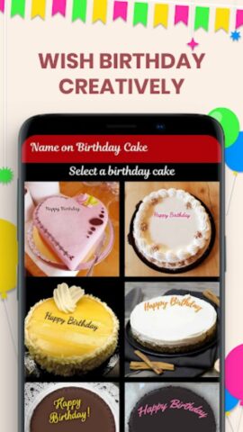 Name On Birthday Cake & Photo для Android — скриншот 2