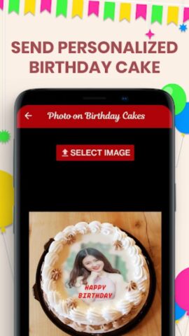 Name On Birthday Cake & Photo для Android — скриншот 3