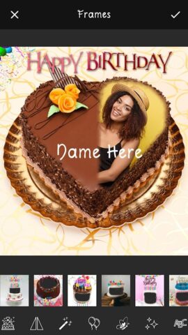 Name Picture on Birthday Cake для Android — скриншот 1