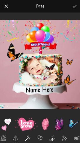 Name Picture on Birthday Cake для Android — скриншот 2