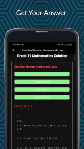 Neb Basic Math Class 11 Guide для Android — скриншот 3