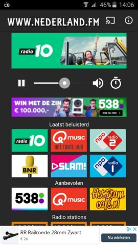 Nederland.FM — Radio для Android — скриншот 2
