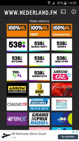 Nederland.FM — Radio для Android — скриншот 3