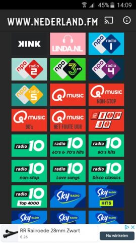 Nederland.FM — Radio для Android — скриншот 4