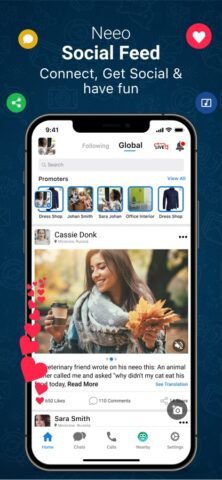Neeo Messenger with Translator для iOS — скриншот 4