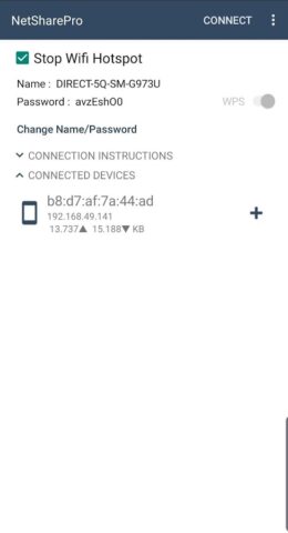 NetShare — no-root-tethering для Android — скриншот 2