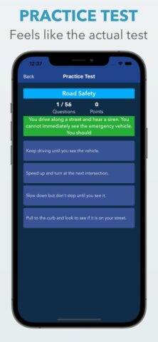 New York DMV License Test Prep для iOS — скриншот 1