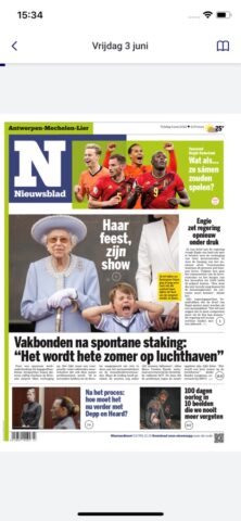 Nieuwsblad Krant для iOS — скриншот 2