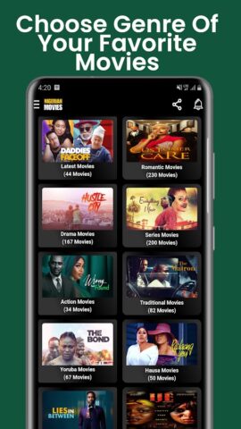 Nigerian Movies Downloader для Android — скриншот 4