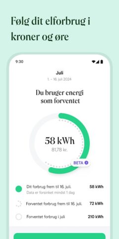 Norlys — Elforbrug og skærmtid для Android — скриншот 1