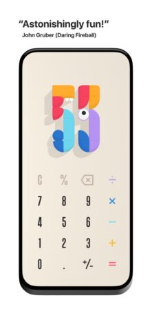 (Not Boring) Calculator для iOS — скриншот 1