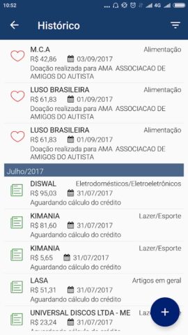 Nota Fiscal Paulista для Android — скриншот 4